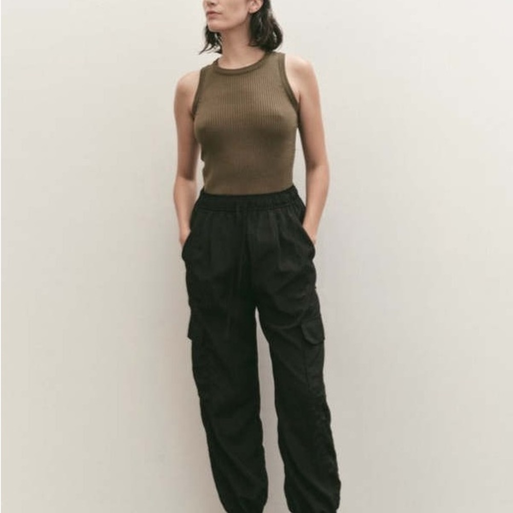 NWT Mijeong Park lightweight cargo pants black small s